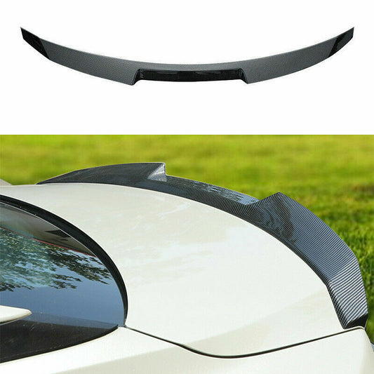 for Nissan Sentra Sylphy 2020-23 Carbon ABS Rear Spoiler Tail Trunk Lip Wing 1x