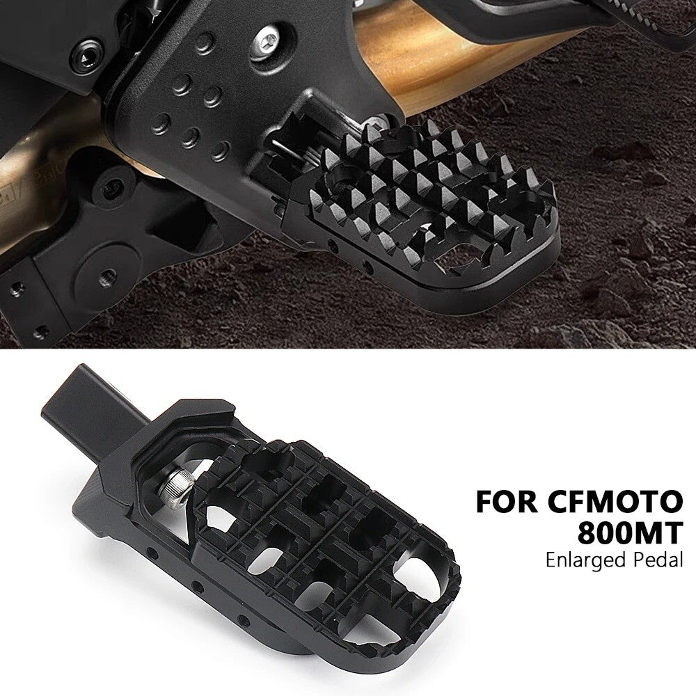 CNC Front Footrest Adjustable Extend Foot Pegs Foot Rest For CFMOTO 800MT 800 MT