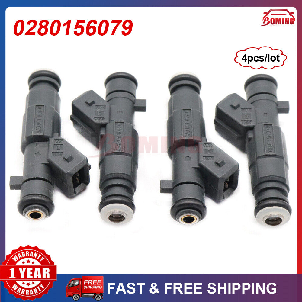 4PCS FUEL INJECTOR for ROVER for MG ZT-T ZS 75 1.8T 1.8L K SERIES TURBO 0280156079