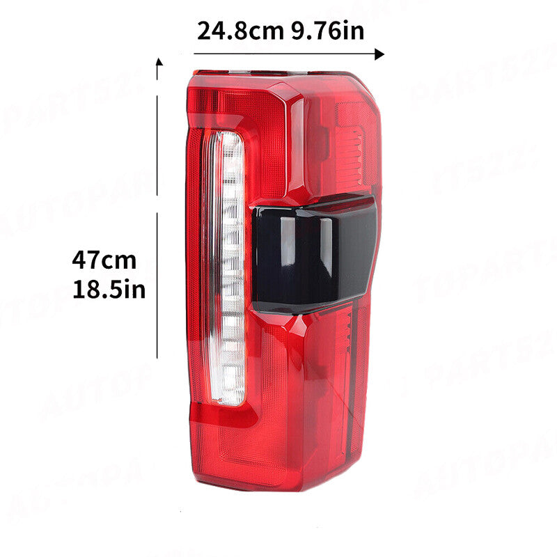 Right Tail Light W/Blind Spot for Ford F250 F350 Super Duty 2023-2024 Passenger