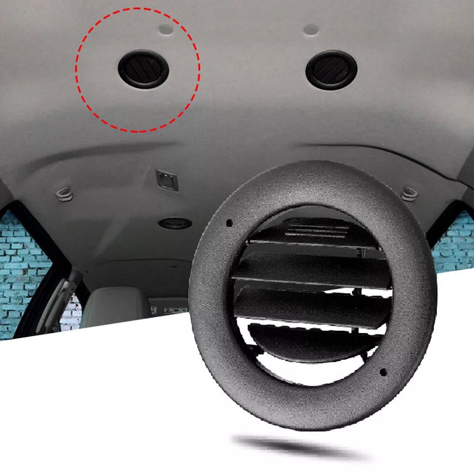 4X Roof Ceiling Headliner A/C Heater Air Vent Grille for Ford Van E150 E250 E3fu