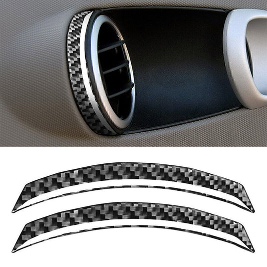 Interior AC Door Air Condition Frame Trim for Nissan 350Z 2003-2009 Carbon Fiber