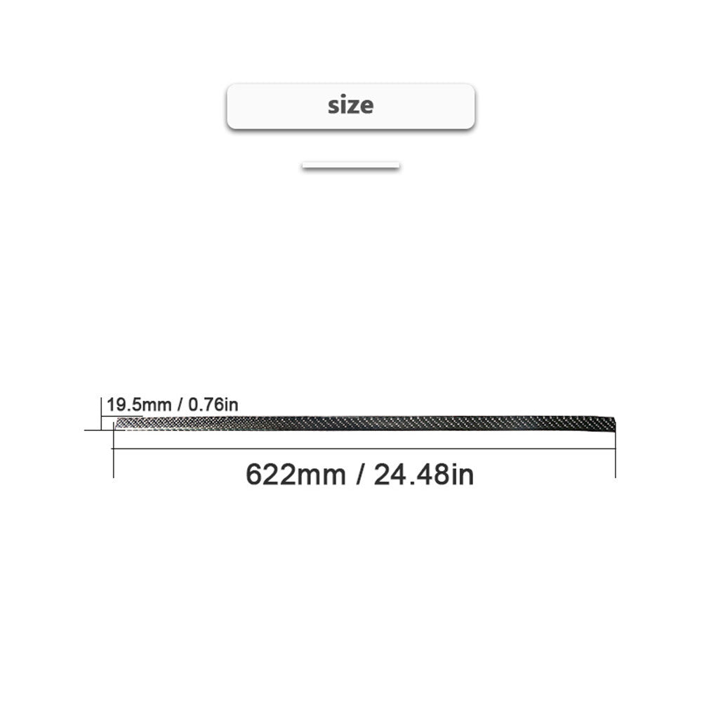 Carbon Fiber Passenger Door Decorative Strip Cover Trim for Suzuki Grand Vitara