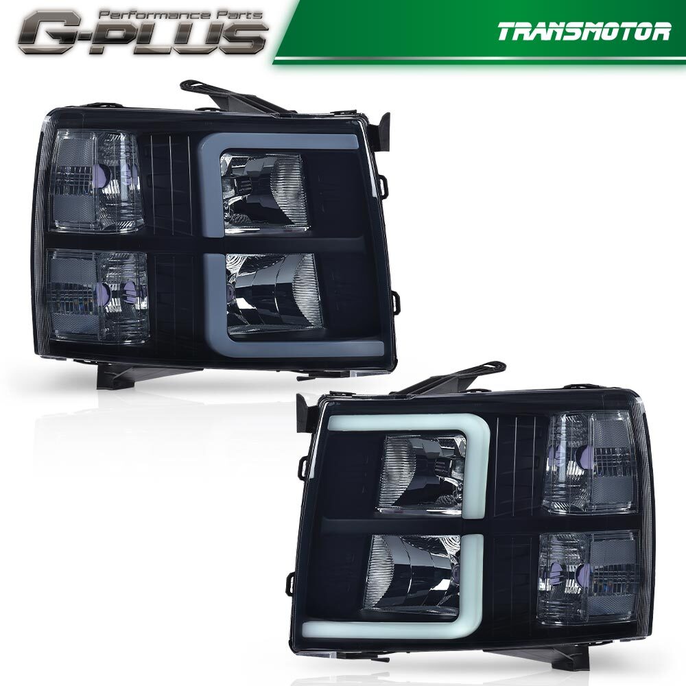 2007 - 2013 Black, Purple, Red, White Stone 1500 2500 LED DRL Simplified Golden Dragon/Twilight Green Light