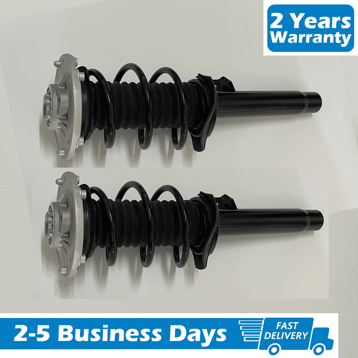 A pair of front shock absorber strut assemblies for BMW 3 Series F30 F35 320i 330i 430i RWD 13-16