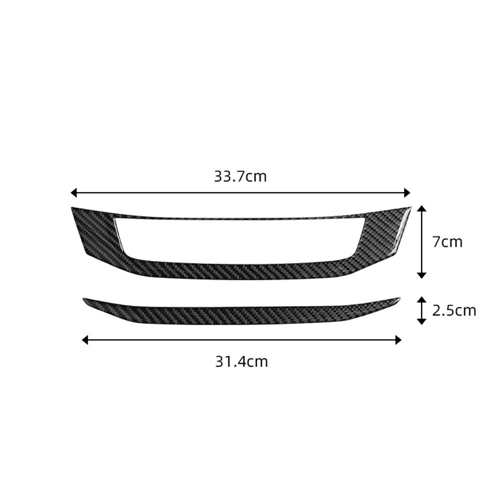 for Honda Accord 2013-17 Center Console Air Condition AC Panel Trim Carbon Fiber