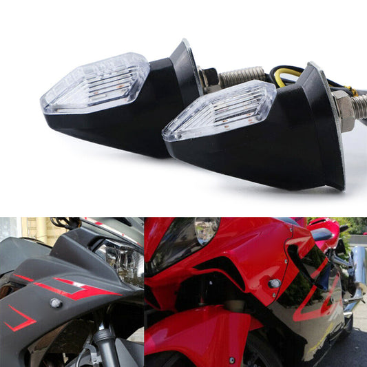 2x LED Turn Signals Light Blinker Amber Indicator Lamp 12V Universal
