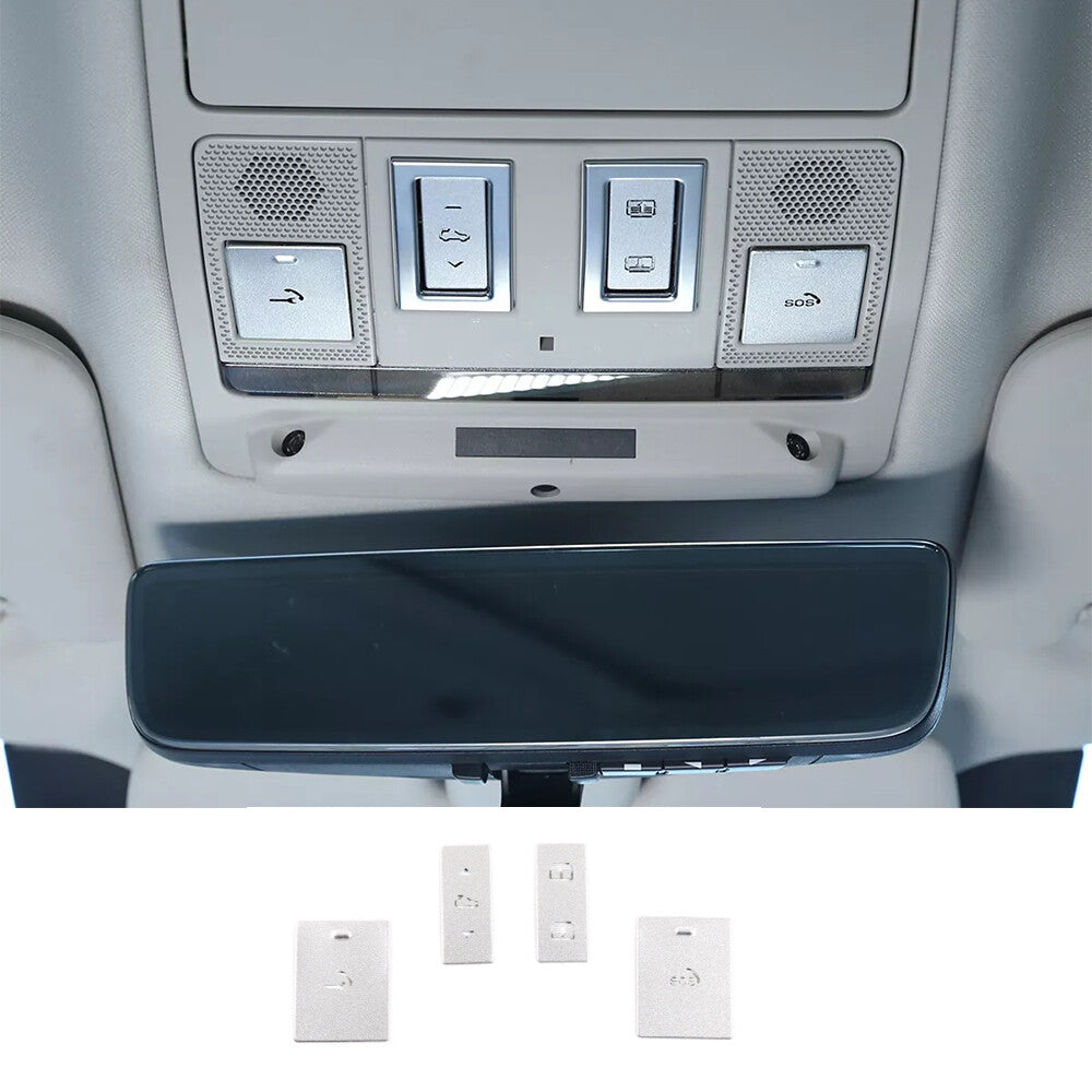 for Land Rover for Defender 2020+ Alloy Sunroof Switch Button Decoration Stickers
