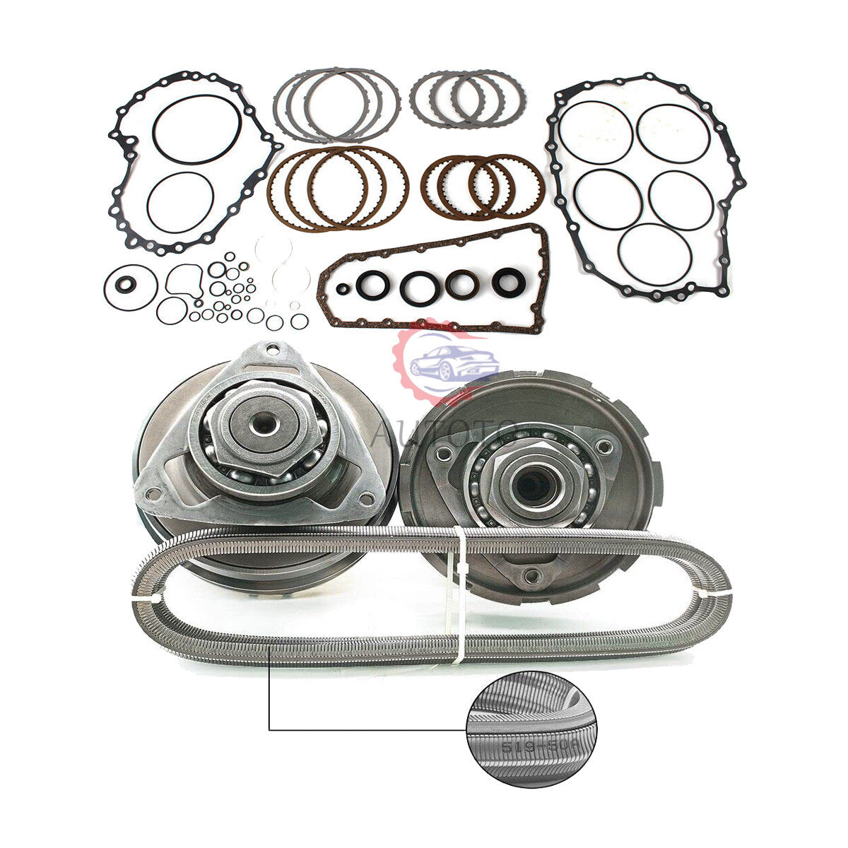 JF011E RE0F10A Transmission Full Set Pulley With Belt Rebuild Kit for NISSAN