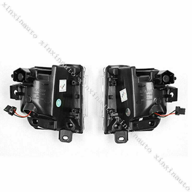 2pcs Black LED Rear Fog Light Brake Backup for Toyota for Land Cruiser LC200 2016-21