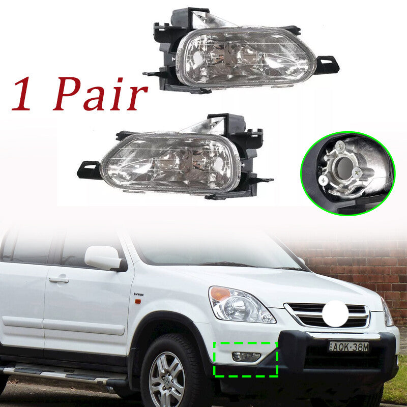 Pair Fog Lamp Fog Light Front Bumper Lamp for HONDA CRV 2002-2004 RD5 RD7