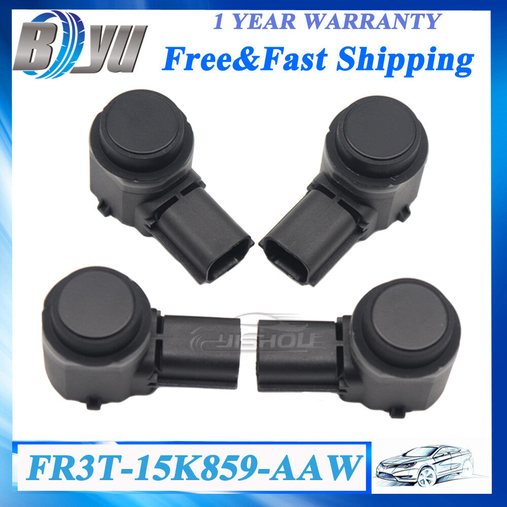 4x New Bumper PDC Parking Sensor FR3T-15K859-AAW for Ford Edge for Mustang 2015-2020