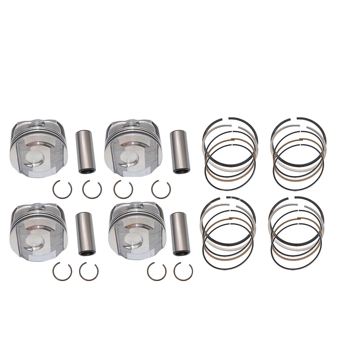 4X Pistons  Rings Kit 12652809 for Chevrolet for Buick GL8 for ES for Cadillac ATS XT5 2.0L