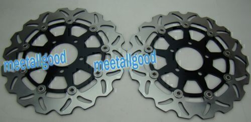 pair of front disc brake rotors are suitable for Suzuki GSX600R, GSX750R (2004-2005), and GSX1000R. (03-04)