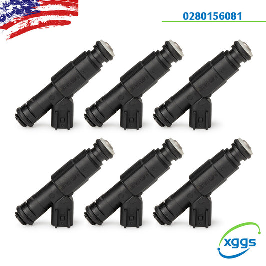 6X Fuel Injector For Mercruiser/ for Volvo Penta 5.0L-5.7L 0280156081 12567905 885176