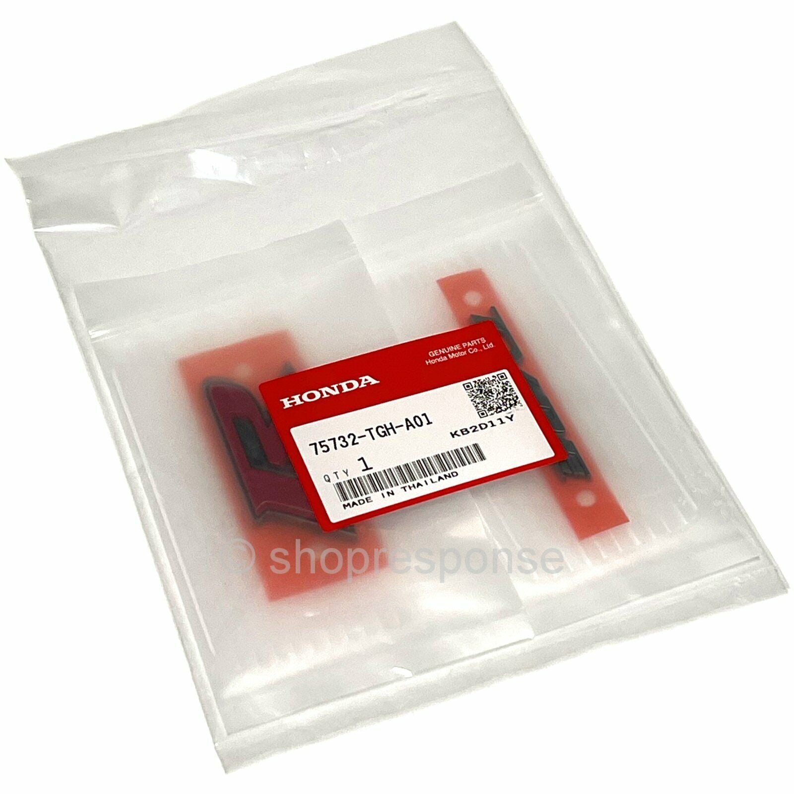 NEW for Honda 17-21 for Civic Type R FK8 Front TYPE R Emblem Badge 75732-TGH-A01