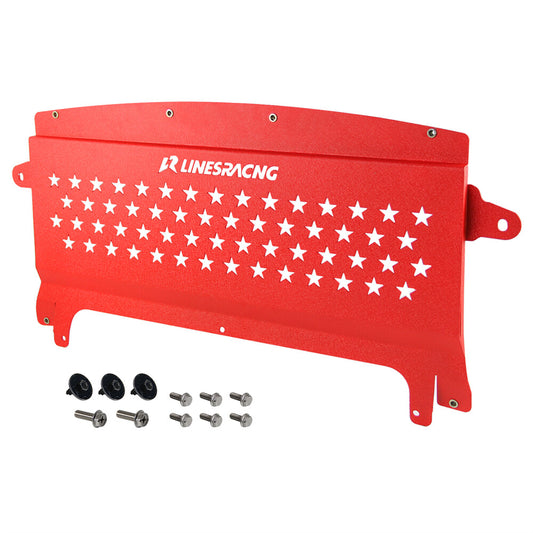 Oil Cooler Skid Plate Underhood Shield for BMW F80 M3 F82 F83 M4 Aluminum Red