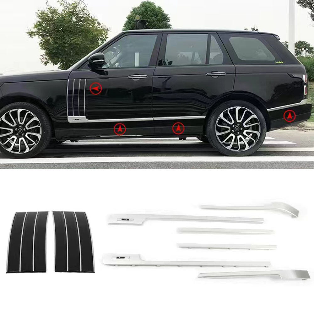 Door Side Body Fender Vent Molding Trim Strip Kits for Range Rover L405 2013-22