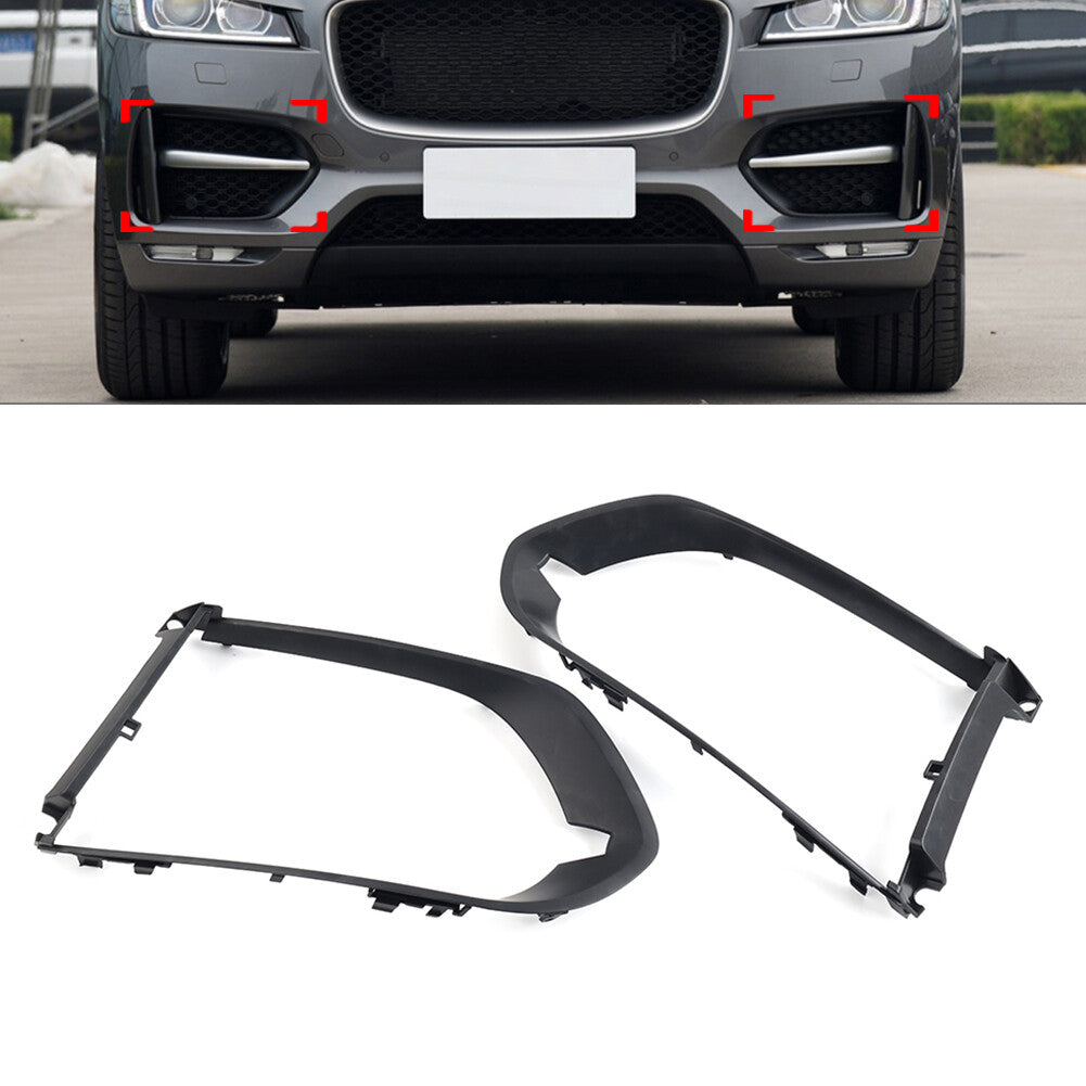 for Jaguar F-Pace R Sport 2016-20 Fog Lights Fog Lamp Molding Frame Bezel Cover
