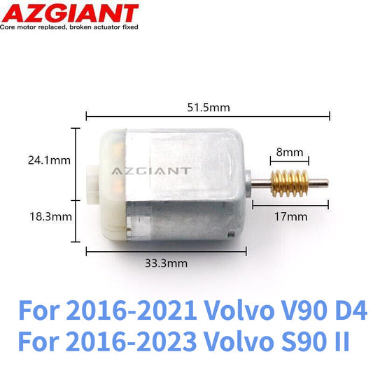 Mirror-finish folding motor repair applicable to 2016-2021 for Volvo V90 / S90 (2016-2022  2023).