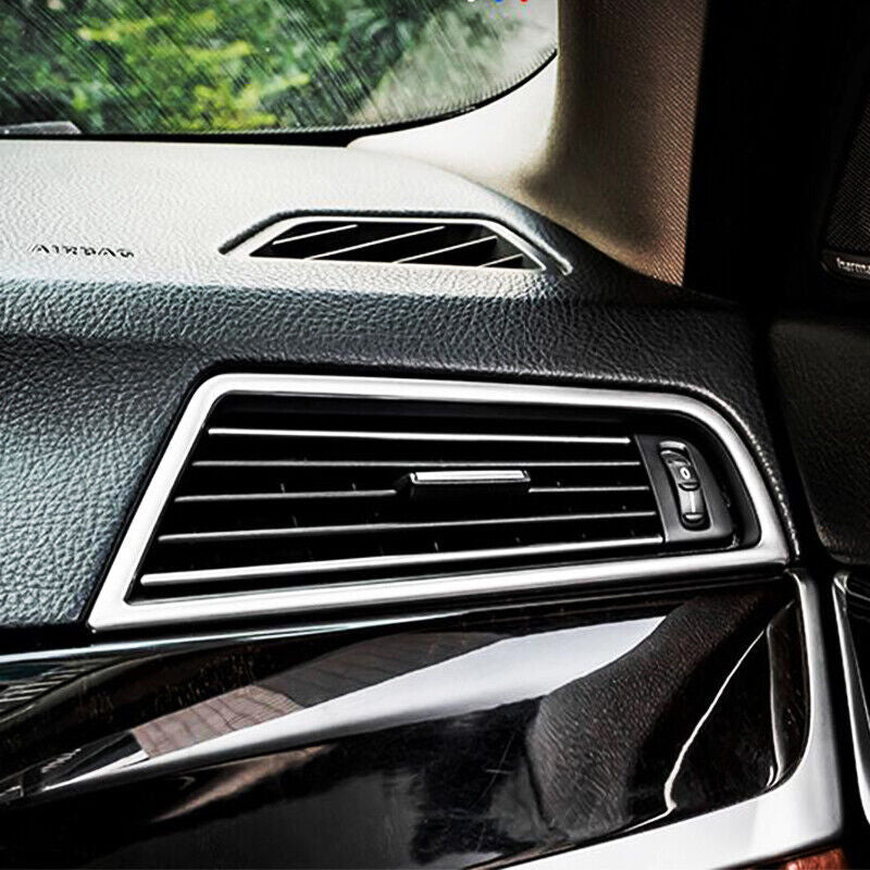 Car Air Vent Outlet Frame Cover Trim Fit for BMW 5 Series F10 F18 2011-2012 2017