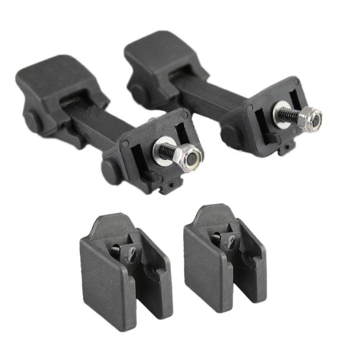 Pair Front Hood Latch Catch  Bracket for Jeep for Wrangler TJ 97-06 Shipping
