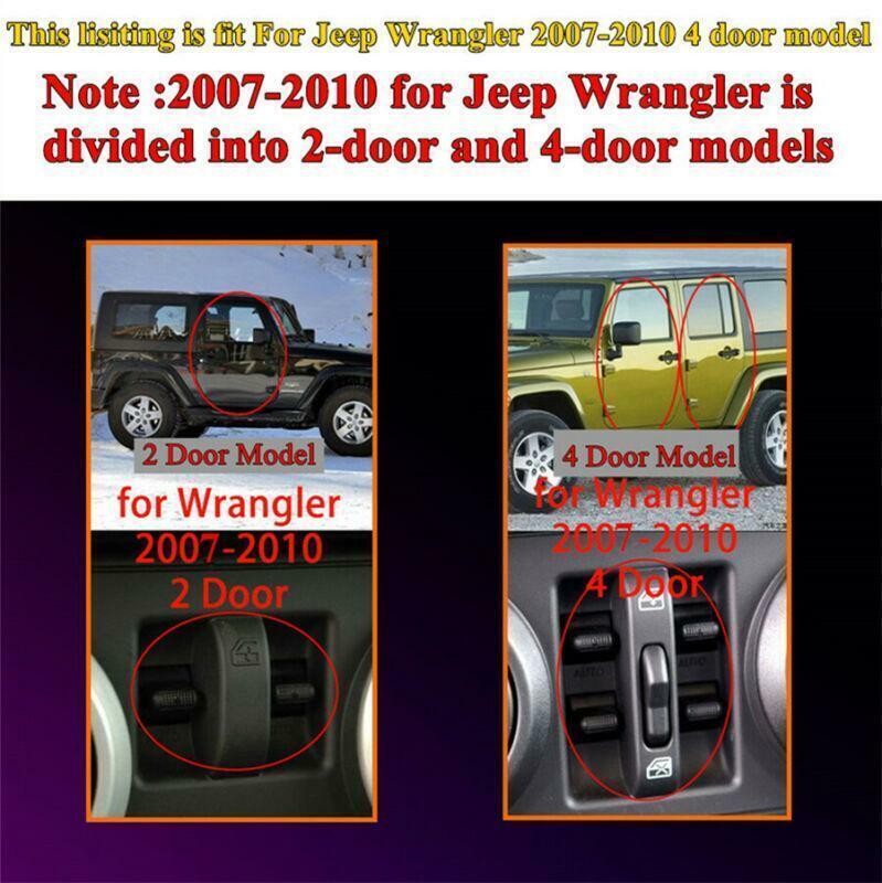 For 2007-2010 for Jeep for Wrangler 4 Door 9 Android 10.1 Radio Stereo GPS Wifi 3G 4G