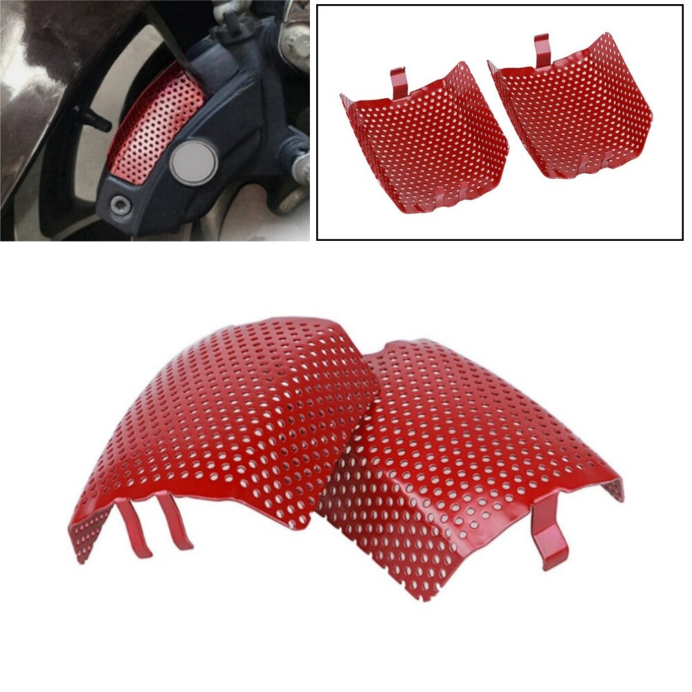 Red Front Brake Caliper Insert Set Cover Fit for Harley Touring Models 2008-2023