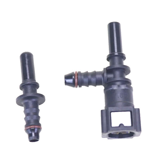 1 set of 7.89mm SAE 1/4 inch nylon fuel line quick-connect release hose disconnect hose