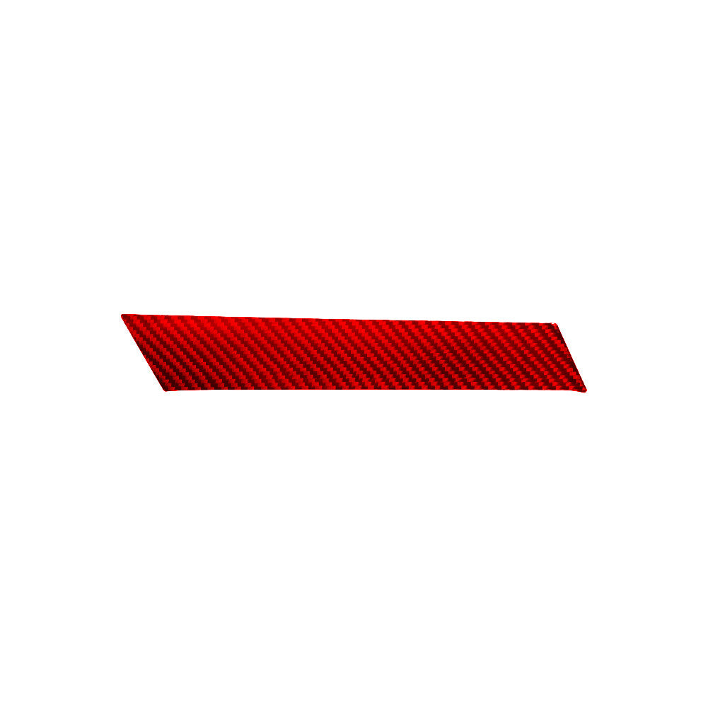 Red carbon fiber passenger dashboard cover trim for the for Hyundai for Veloster JS 2019-22