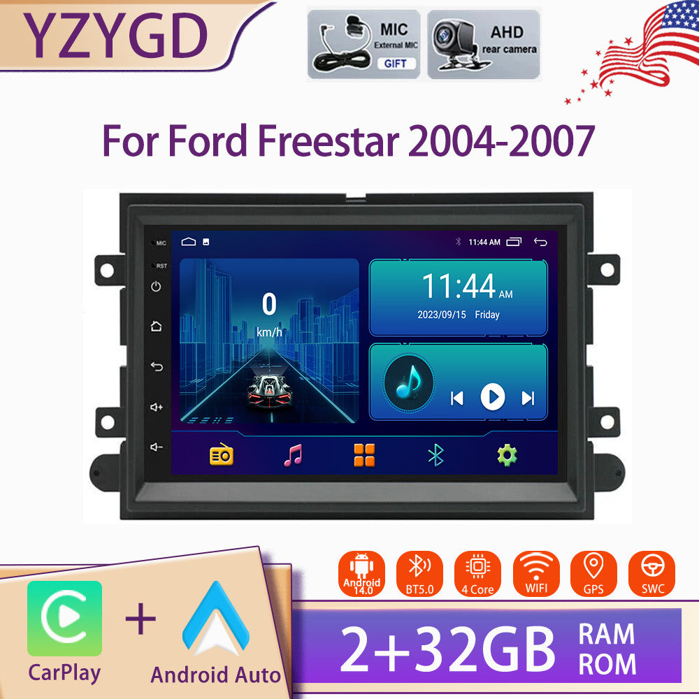 Android Carplay Car Stereo Radio GPS Navi Screen BT for Ford Freestar 2004-2007