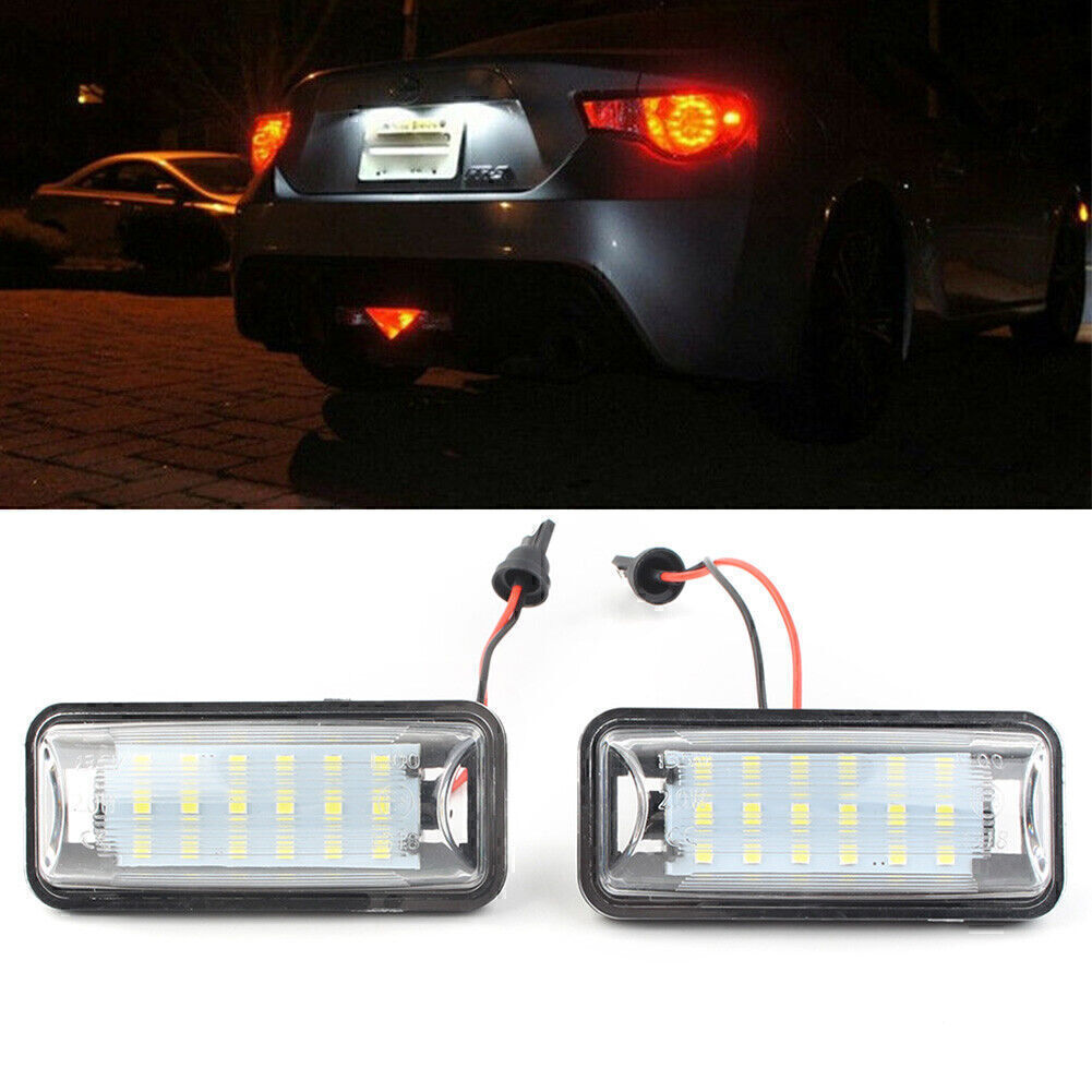 2X 12V LED License Number Plate Light white Fit for TOYOTA FT86 GT86 for Subaru Forester