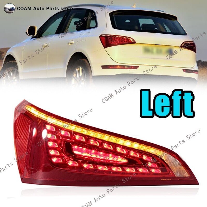 Left LED rear taillight for Audi Q5 2010, 2011, and 2012 models (turn signal).