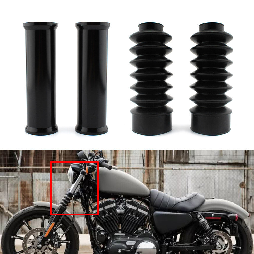 for Harley Sportster 883 1200 Front Fork Shock Absorber Cover Fork Pipe Cover