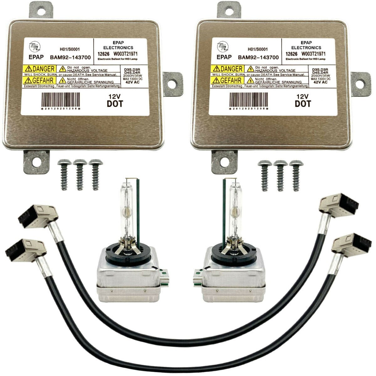 2x New For 11-21 for Chrysler 300 Xenon Ballast D3S Bulb Lamp Control Unit Computer