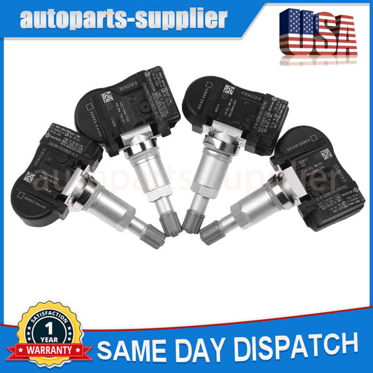 4-piece 52933-D4100 TPMS tire pressure sensor 433MHz for Hyundai for Elantra and for Kia Rio de Janeiro.