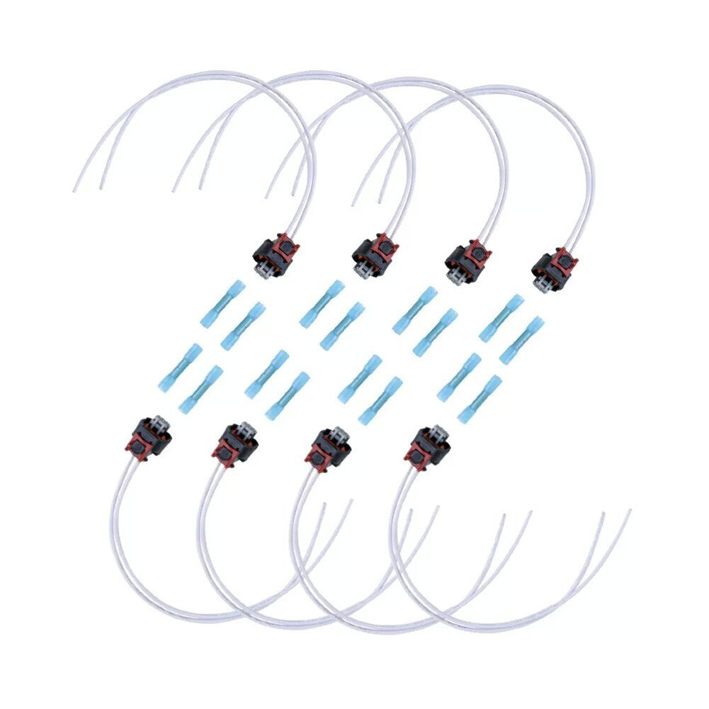 8Pcs Injector Pigtails Harness for Chevy for GMC 2500 3500 2017-24 19368140