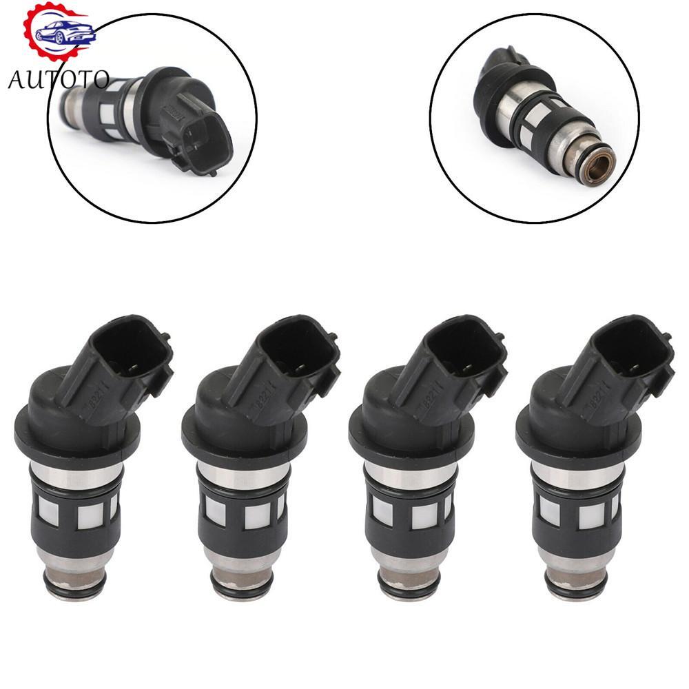 4pcs 16600-73C90 Fuel injectors Fits for Nissan Primera p10 1.4L 1.6L JS50-1 DC