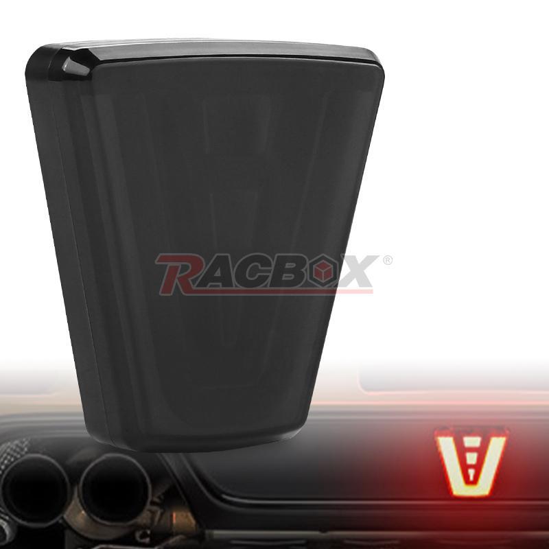 Universal Black Triangle Car LED Tail Brake Light Red+Bracket for Truck Trailer