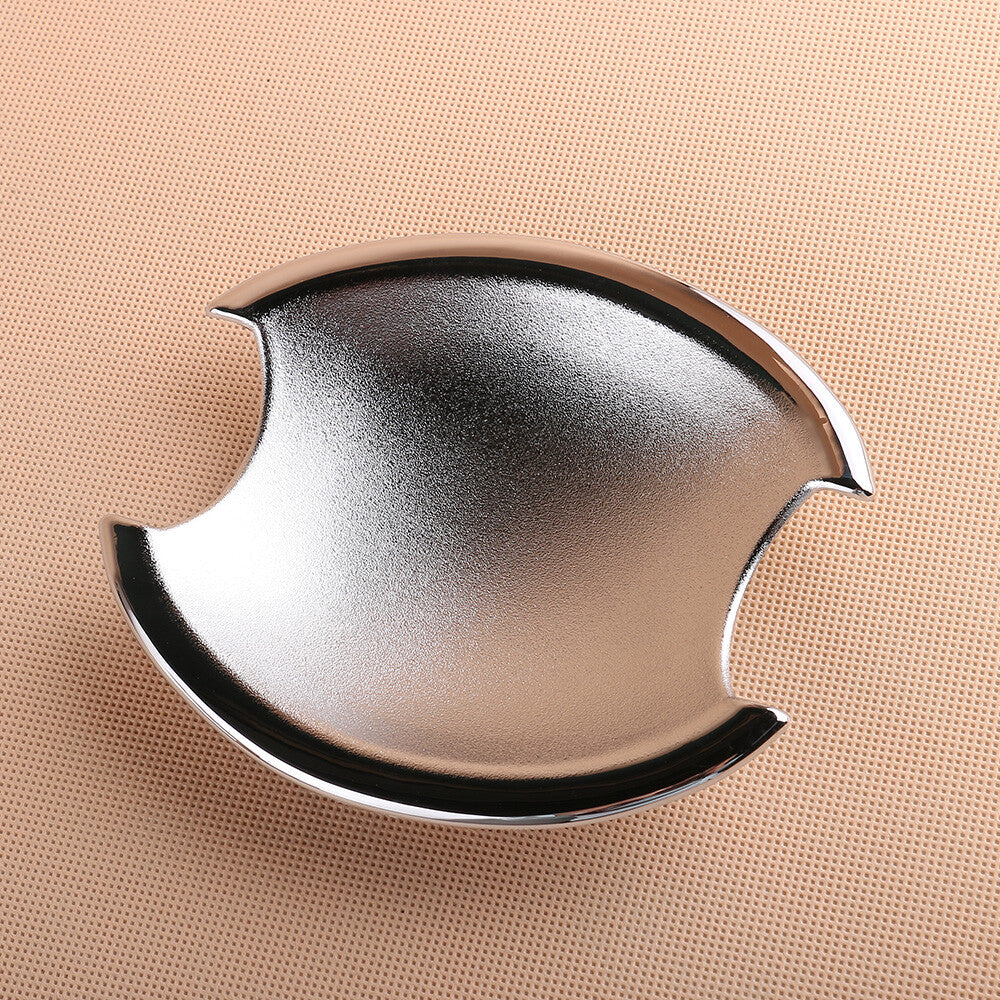 4x Door Handle Cup Bowl Bezel Fits for Nissan Qashqai Dualis 2008-2012 Chrome