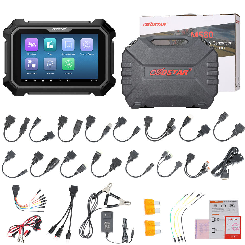 OBDSTAR MS80 Motorcycle Diagnostic Tool IMMO Scanner Fault Code Reading Clearing