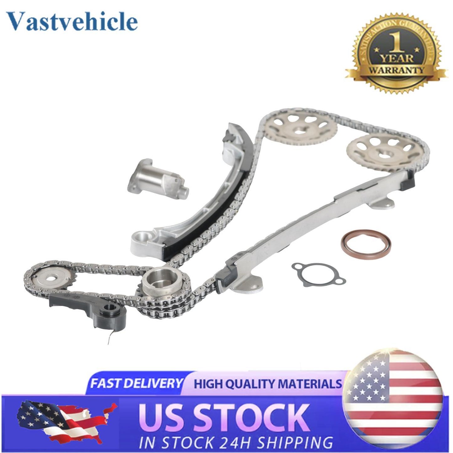 Timing Chain Kit for Toyota for Camry for Corolla RAV4 Solara for Lexus 2.0L 2.4 1AZFE 2AZFE