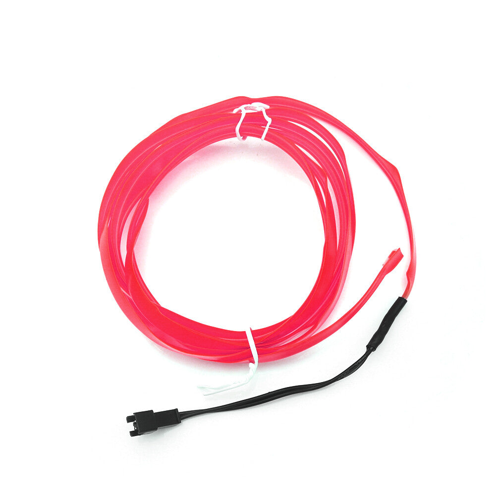 Car Interior Atmosphere LED Light Strip Wire Lamp Decor Accessories Pink 2M