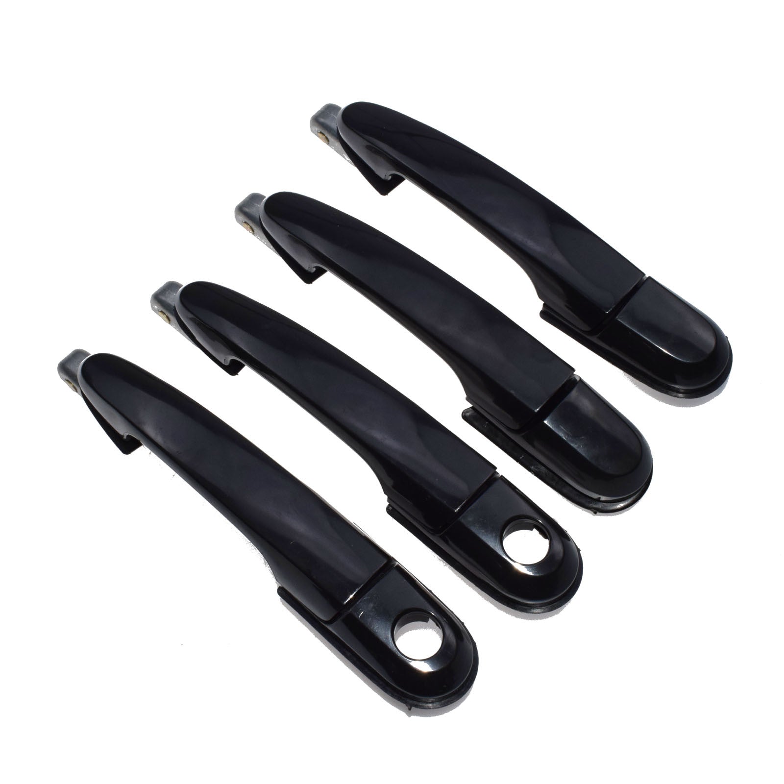 Brand new original black exterior door handle 4-piece set suitable for 05-09 for Hyundai for Tucson .