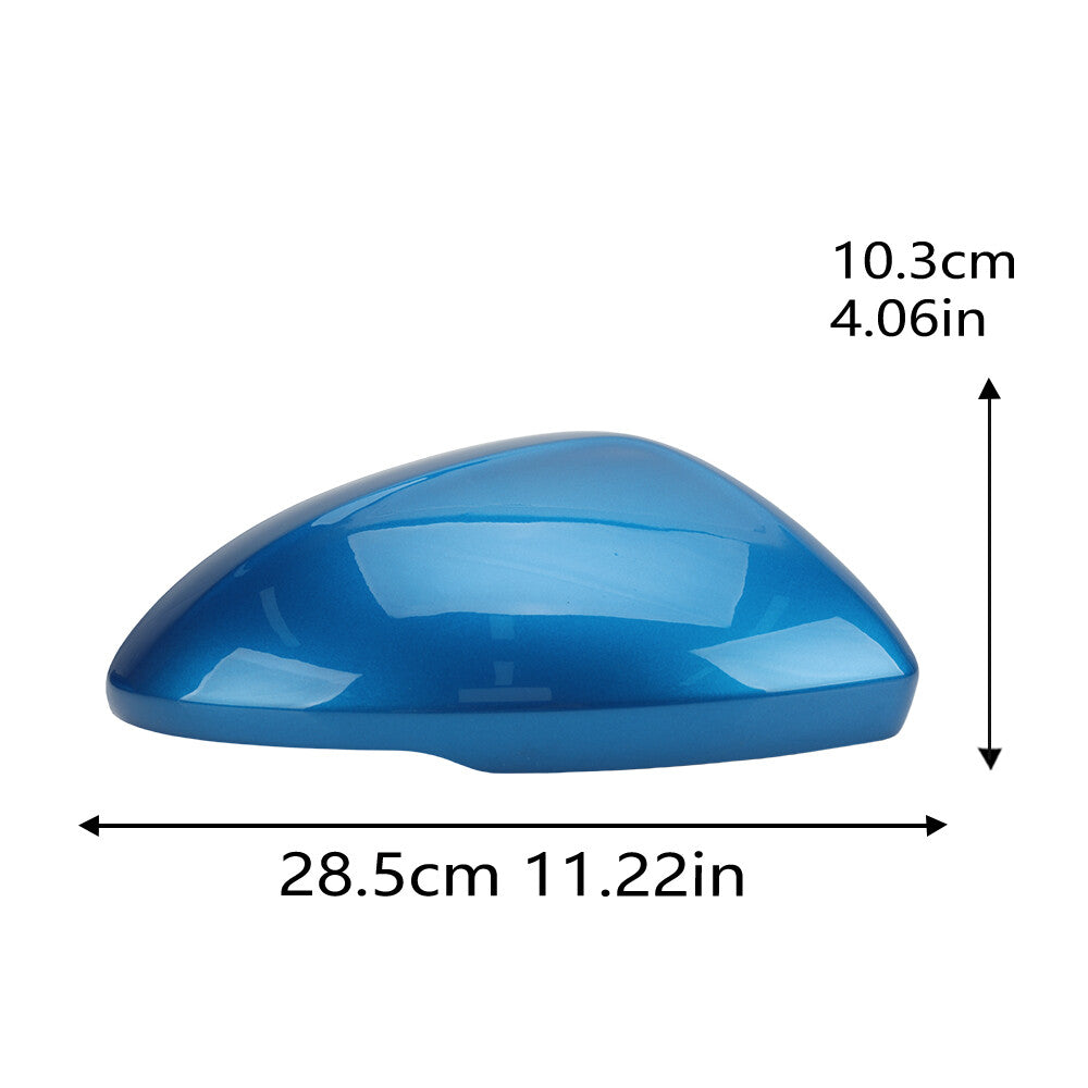 2¡Á F¨¹r for Chevrolet for Cruze 17-19 Au?enspiegel Spiegelgeh?use Abdeckung Eisblau L+R
