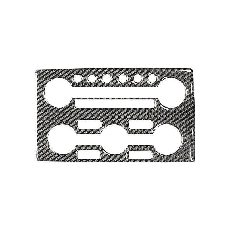 Console AC Switch Control Panel Trim Fit for Nissan GTR R35 2009-16 Carbon Fiber
