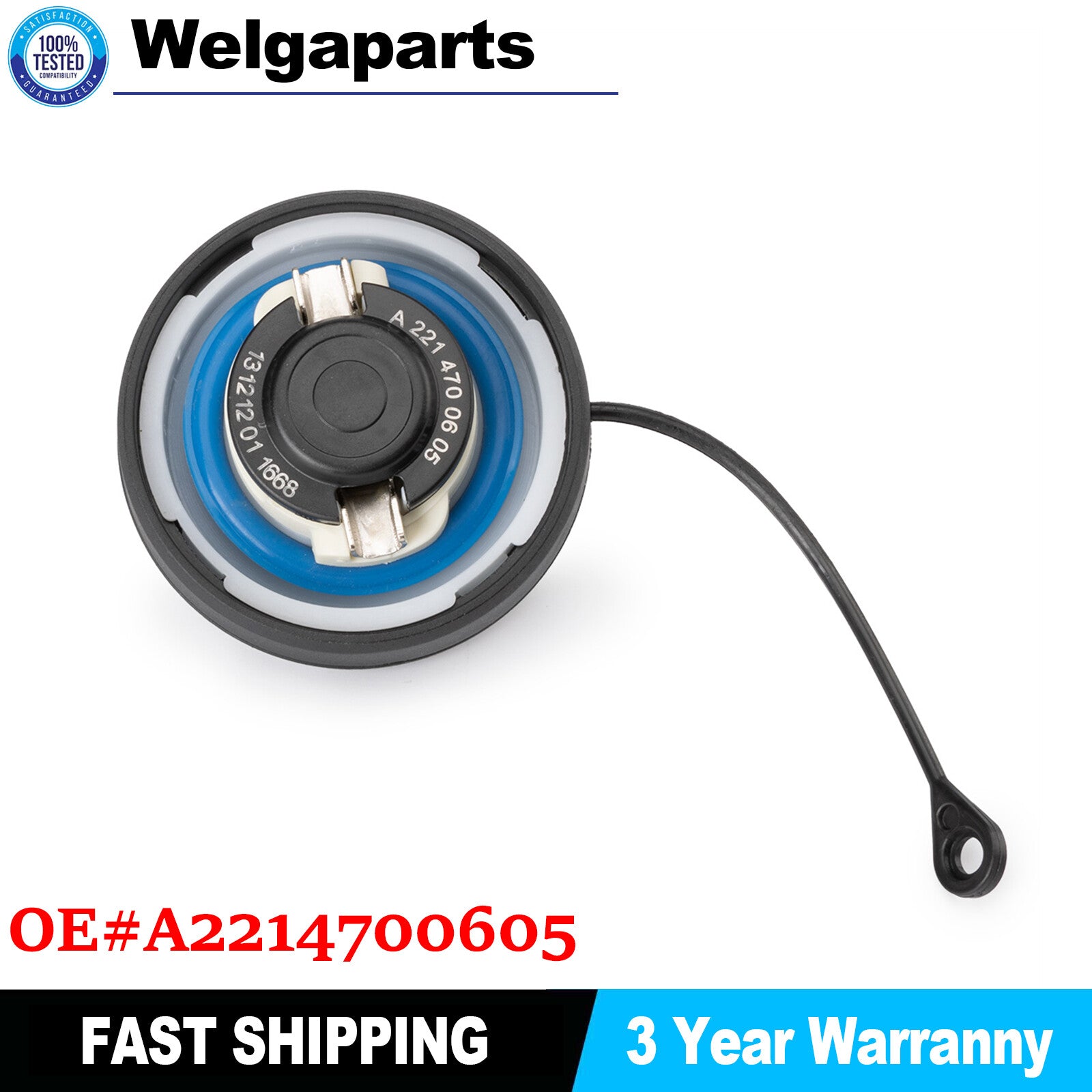 A2214700605 for Mercedes-Benz C CL CLS E G GLK S SL SLK Fuel Tank Gas Filler Cap