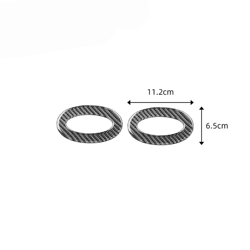 Carbon Fiber Turning Light Decorative Cover Trim for Toyota for Corolla 2007-2013