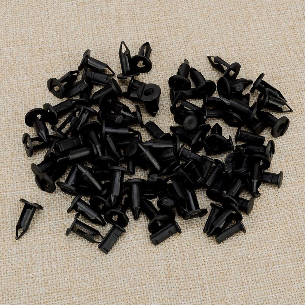 50-piece pack of fender liners, wheel arch liners, and splash guard nut clips for Mercedes-Benz
