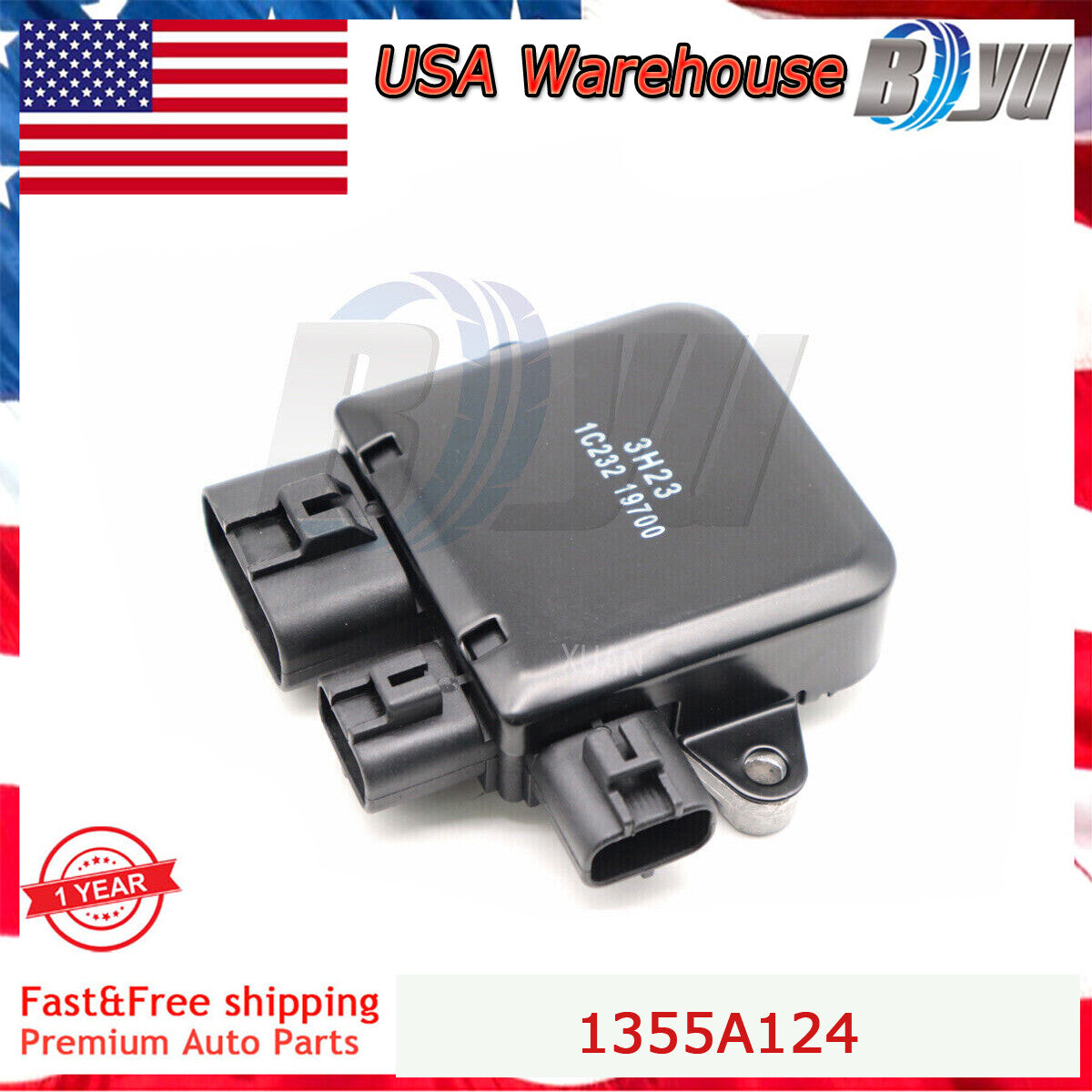 for Mitsubishi Lancer Outlander  for Mazda 6 1355A124 Module Cooling Fan Control US